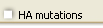 HA mutations
